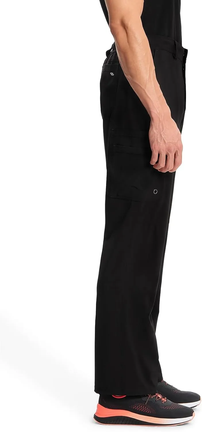 Cherokee Infinity Men's Scrub Pants Modern Fit 6 Pockets Tapered Leg with Drawstring CK200A