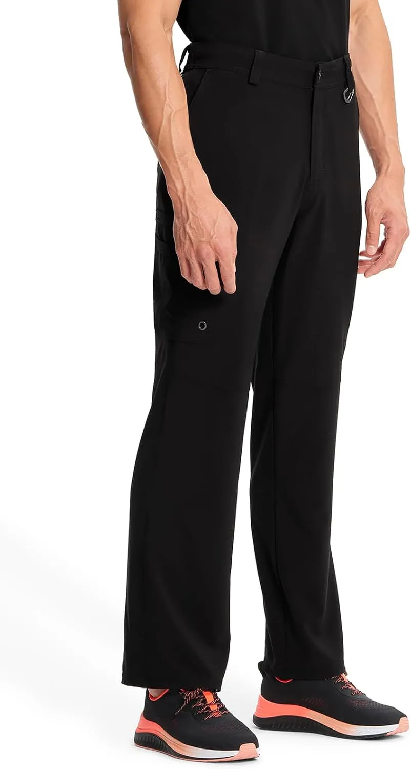 Cherokee Infinity Men's Scrub Pants Modern Fit 6 Pockets Tapered Leg with Drawstring CK200A