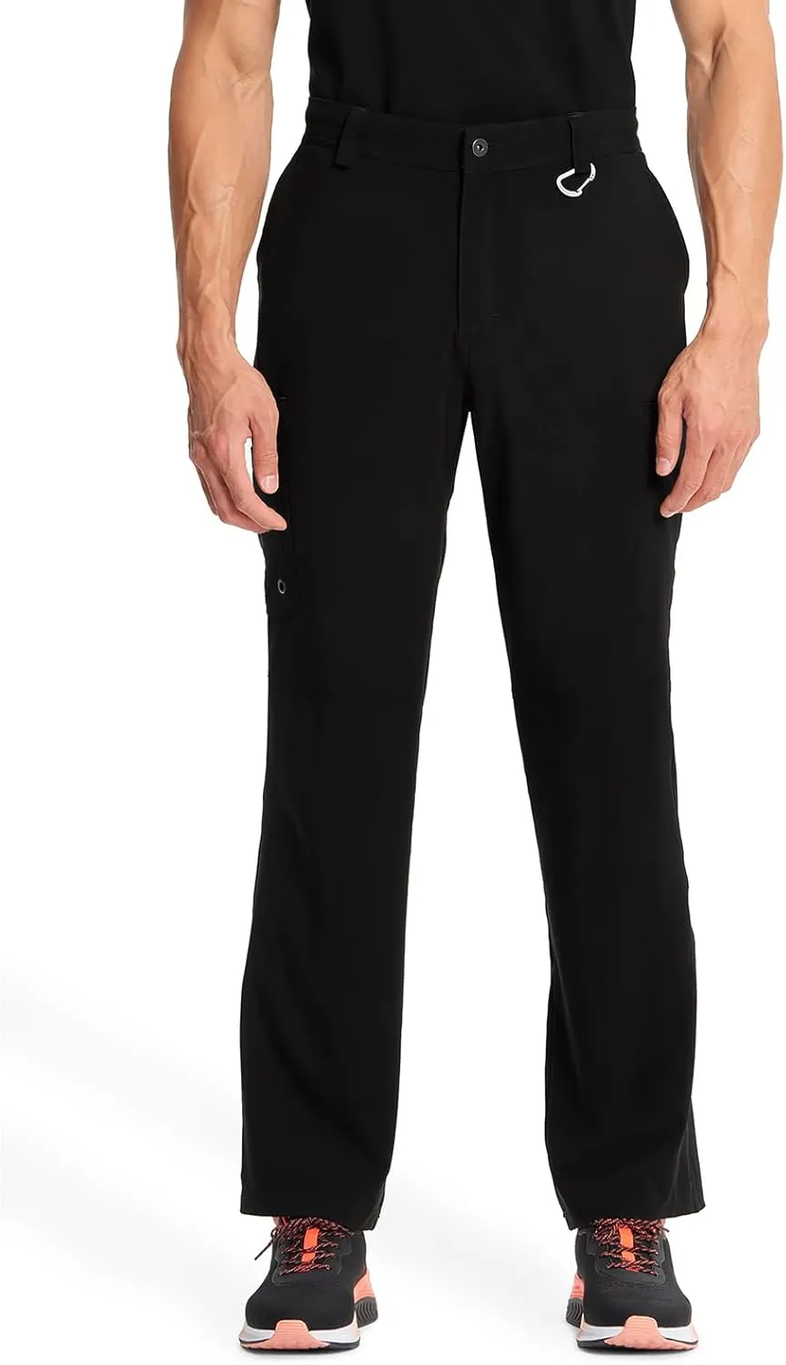 Cherokee Infinity Men's Scrub Pants Modern Fit 6 Pockets Tapered Leg with Drawstring CK200A