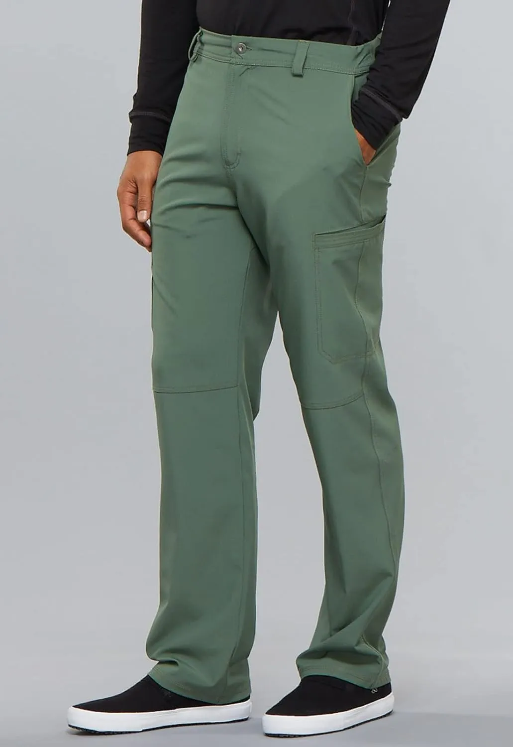 Cherokee Infinity Men's Scrub Pants Modern Fit 6 Pockets Tapered Leg with Drawstring CK200A