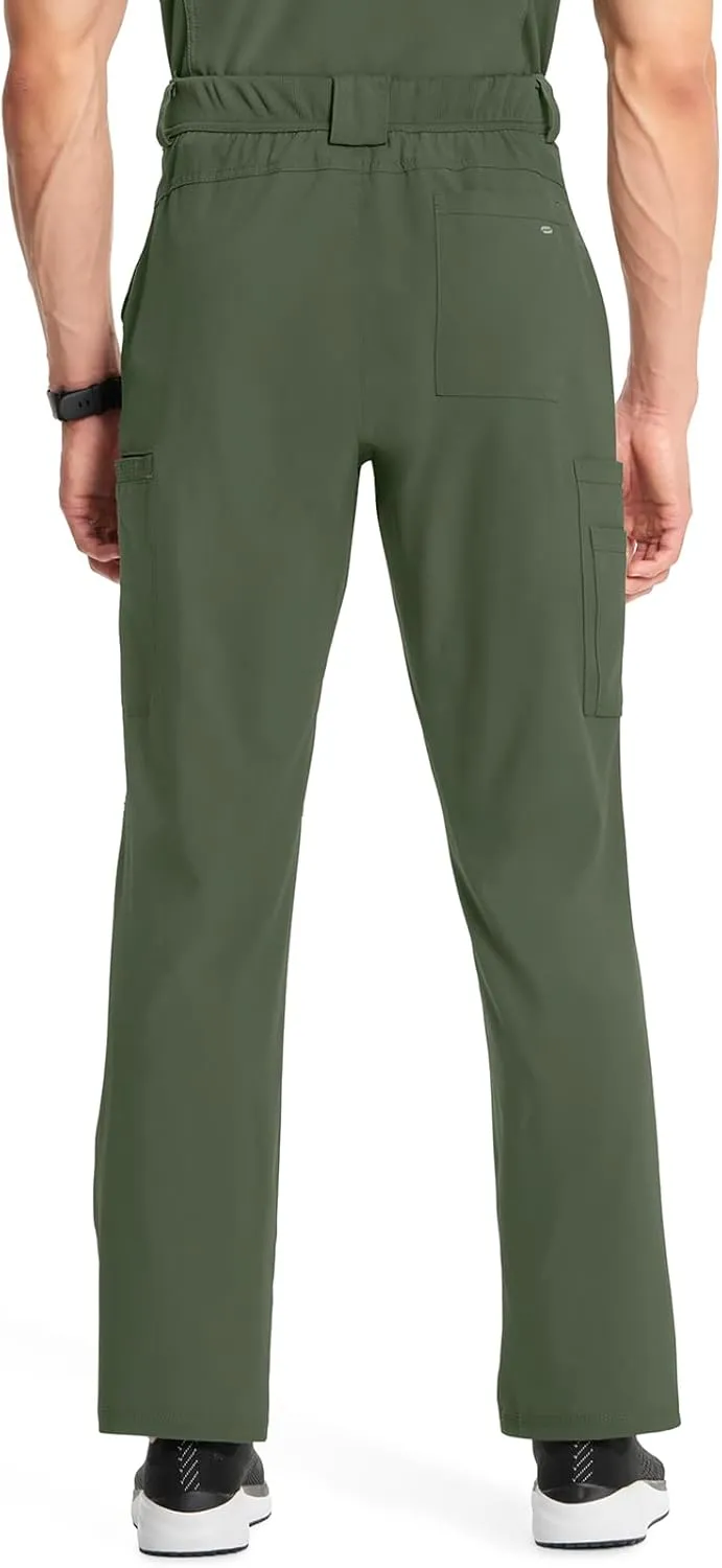 Cherokee Infinity Men's Scrub Pants Modern Fit 6 Pockets Tapered Leg with Drawstring CK200A