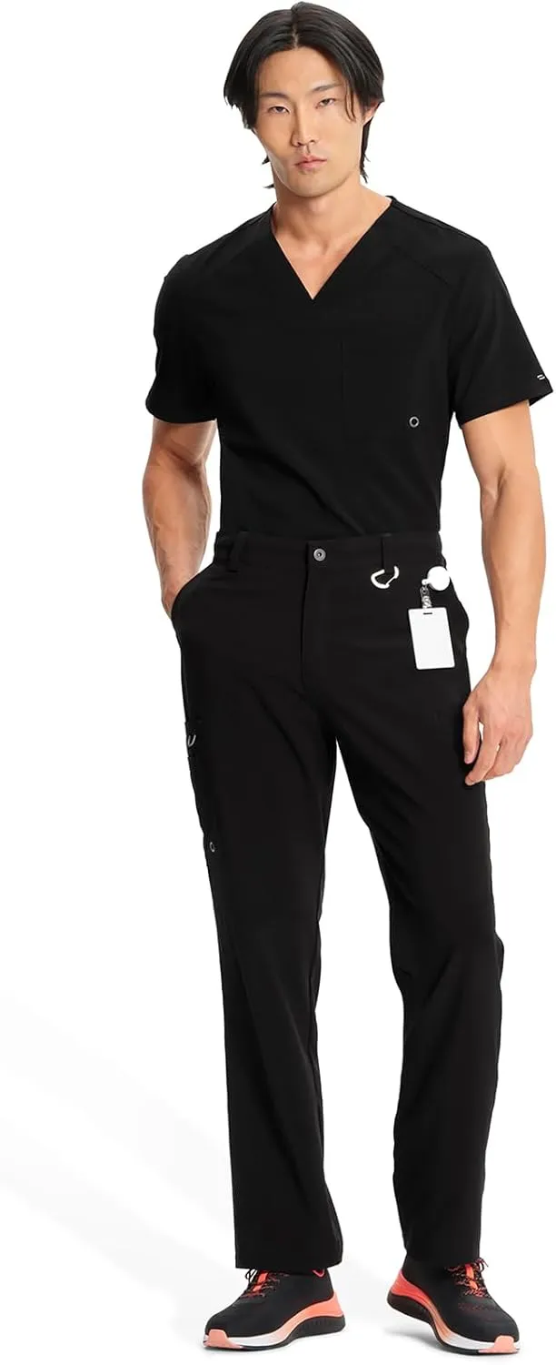 Cherokee Infinity Men's Scrub Pants Modern Fit 6 Pockets Tapered Leg with Drawstring CK200A
