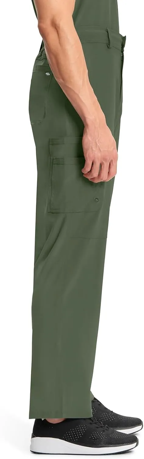 Cherokee Infinity Men's Scrub Pants Modern Fit 6 Pockets Tapered Leg with Drawstring CK200A