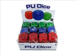 Foam Dice 60Mm Assorted Styles