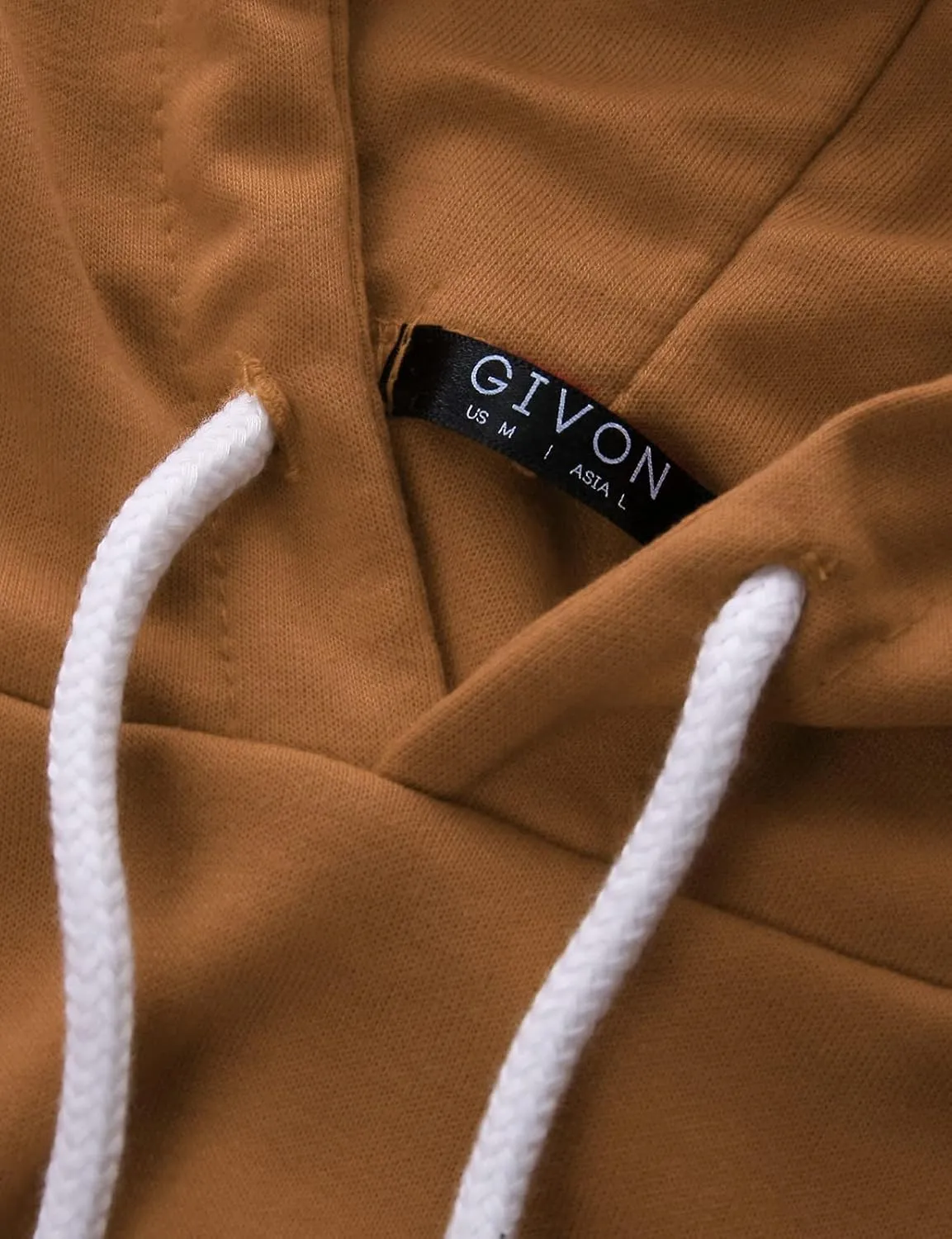 GIVON Men's Short Sleeve Pullover Hoodie Hipster Longline Hooded Shirt Lightweight Cotton Blend Casual Streetwear