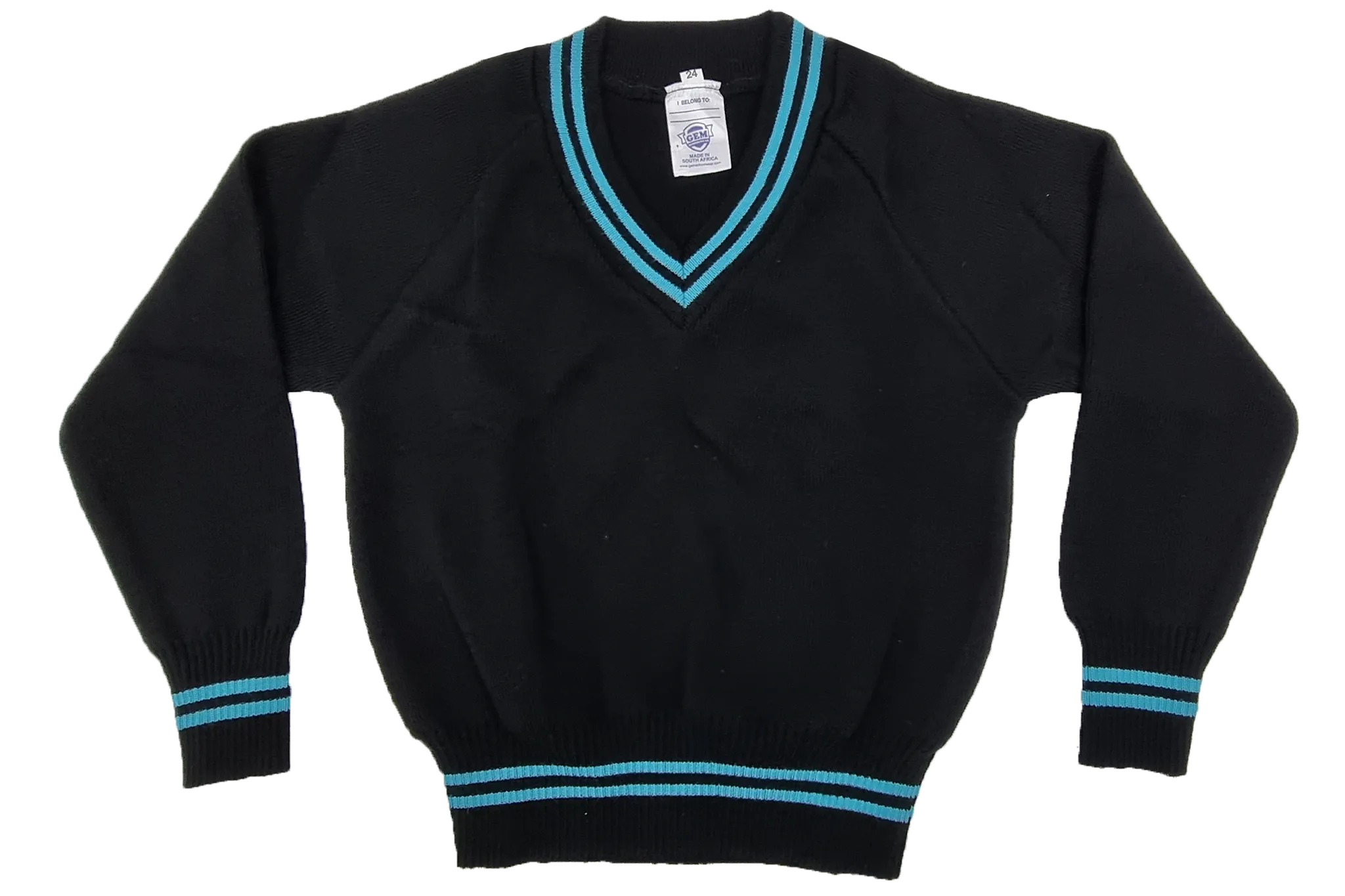 Longsleeve Striped Jersey - Kingsburgh Black/Turquoise
