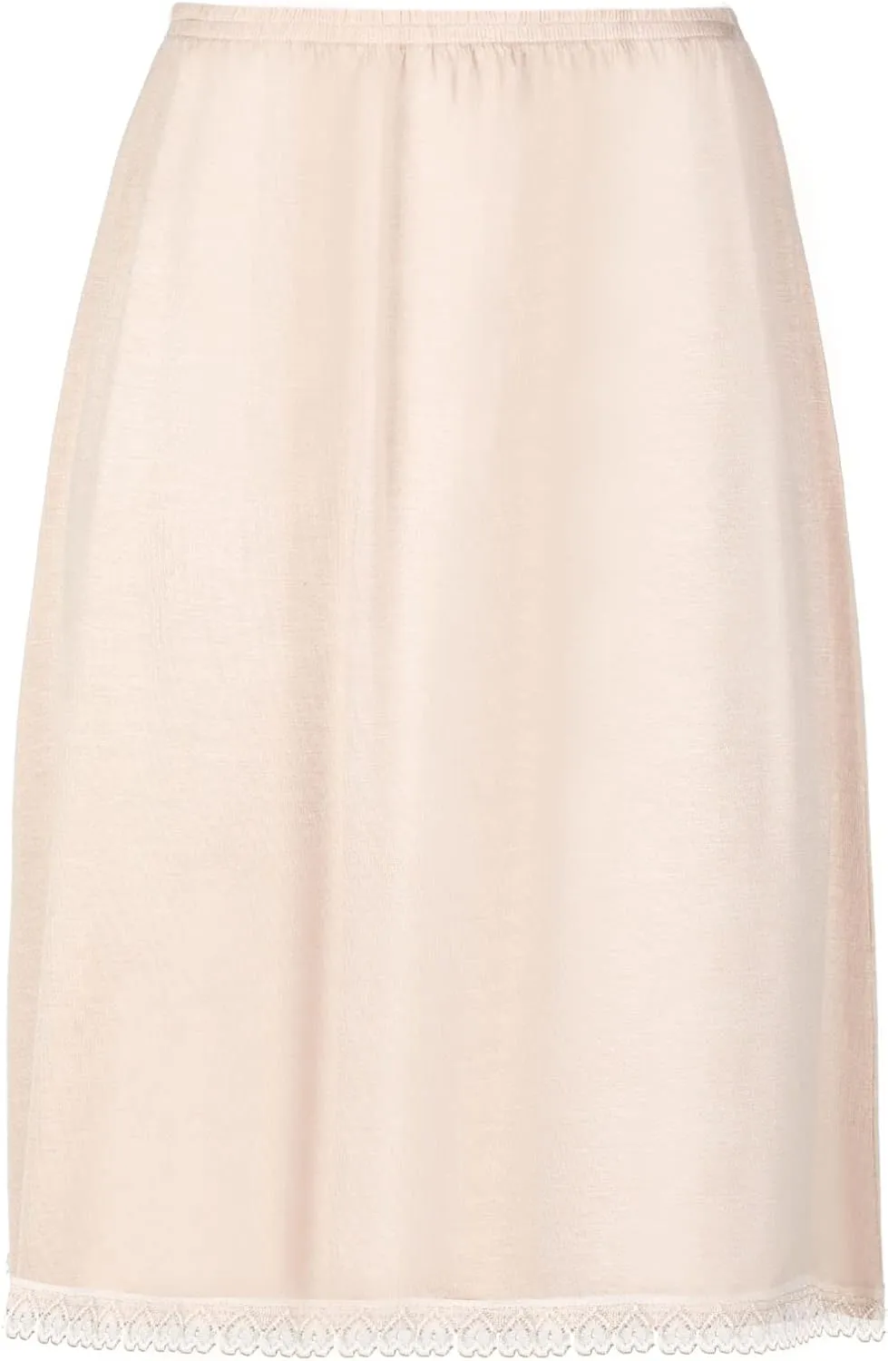 Mepase 3 Pieces Women Half Slip for Under Dresses Lace Skirt Short Trim Nude Black White Cotton Underskirt for Dresses