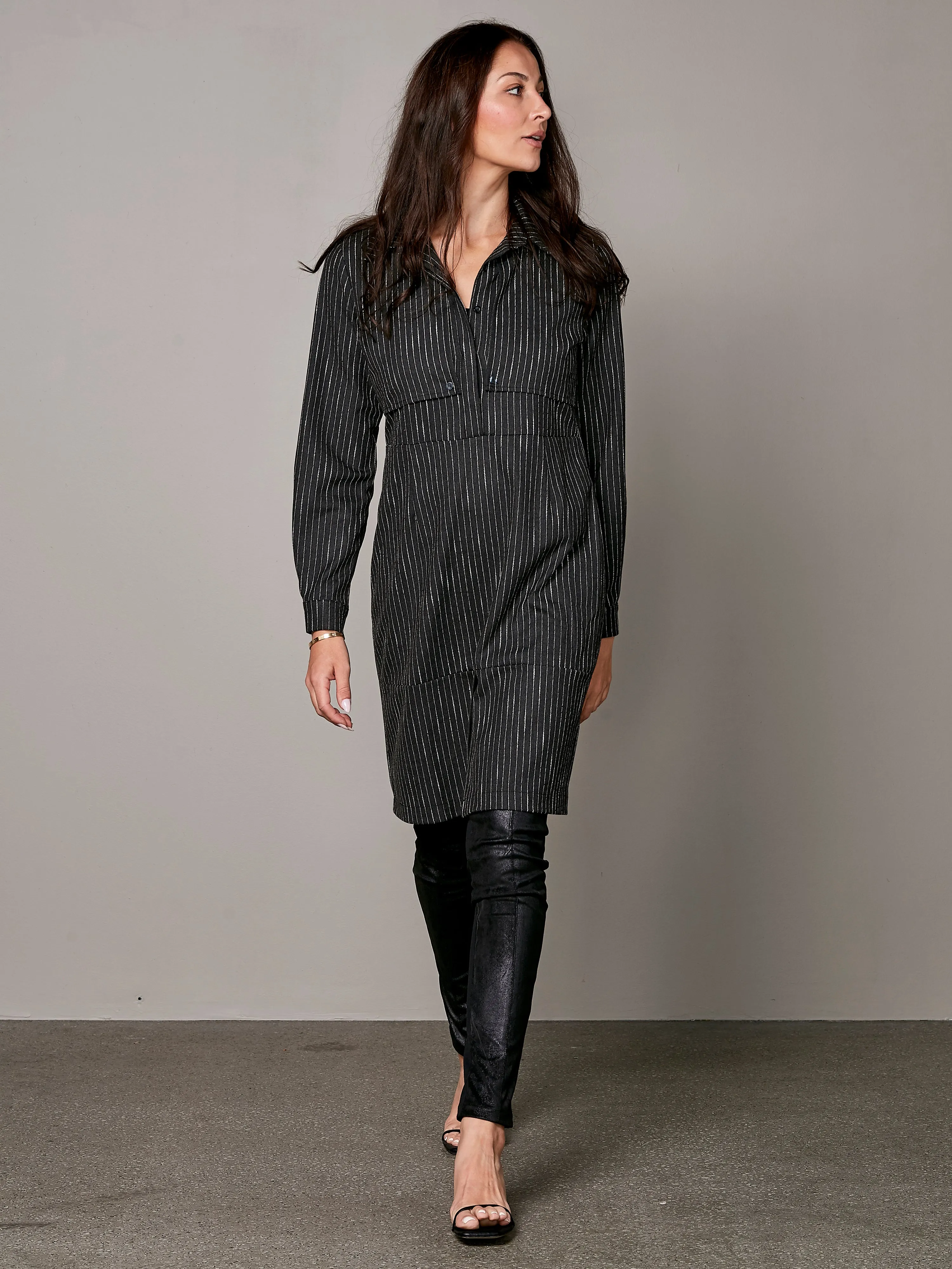 VALBORG dress - Black mix